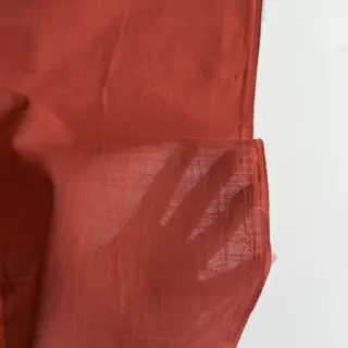 Bavlnená látka s ľanom brick