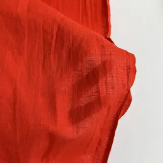 Bavlnená látka s ľanom red