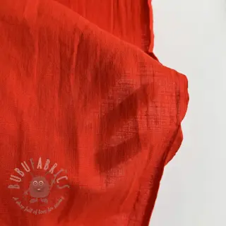 Puuvillakangas pellavalla red