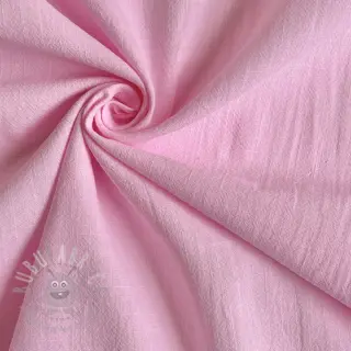 Puuvillakangas pellavalla pink