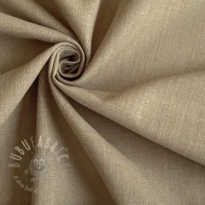 Puuvillakangas pellavalla taupe