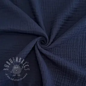 Kolminkertainen harsokangas navy