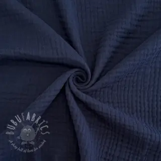 Kolminkertainen harsokangas navy