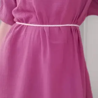 Kaksinkertainen harsokangas/musliini cerise
