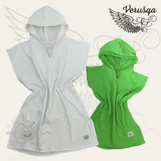 Kaksinkertainen harsokangas/musliini neon lime