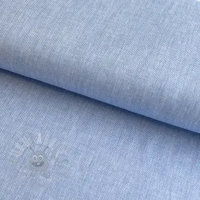 Pellava puuvillalla Fishbone light blue