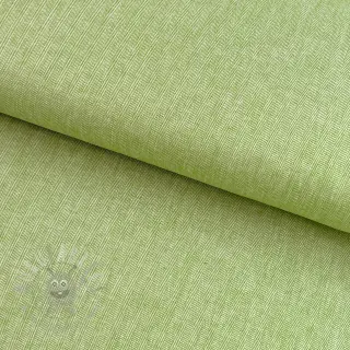 Pellava puuvillalla Fishbone lime