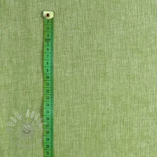 Pellava puuvillalla Fishbone lime