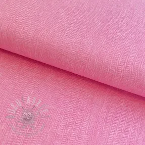 Pellava puuvillalla Fishbone fuchsia