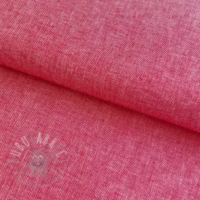 Pellava puuvillalla Fishbone red