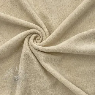 Joustava froteekangas dark beige