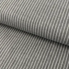 Dvojitá gázovina/mušelín YARN DYED Stripes grey