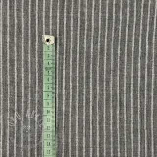 Kaksinkertainen harsokangas/musliini YARN DYED Stripes grey