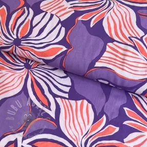 Viskoosi ECOVERO Florals lavender digital print