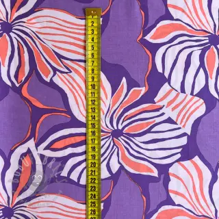 Viskoosi ECOVERO Florals lavender digital print