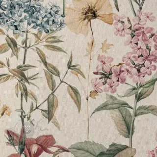 Sisustuskangas Linenlook premium Flower Dreamy Field digital print