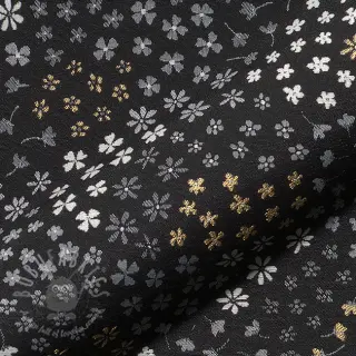 Sisustuskangas jacquard Flower Mix Sprinkle metallic deluxe