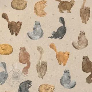 Sisustuskangas Cat Furry Friend digital print