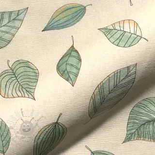 Sisustuskangas Handpainted Leaf Art digital print