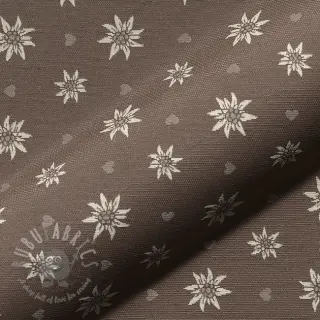 Sisustuskangas jacquard DOUBLE FACE Landhaus Edelweiss taupe