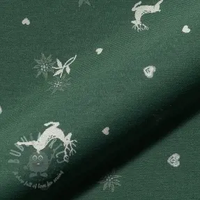 Sisustuskangas jacquard DOUBLE FACE Landhaus Mixed Icon forest green