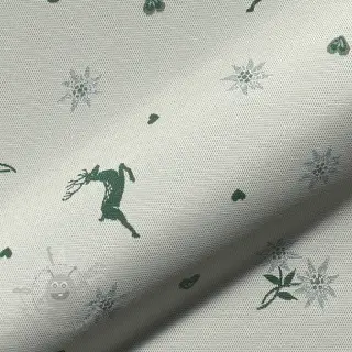 Dekoračná látka jacquard DOUBLE FACE Landhaus Mixed Icon forest green