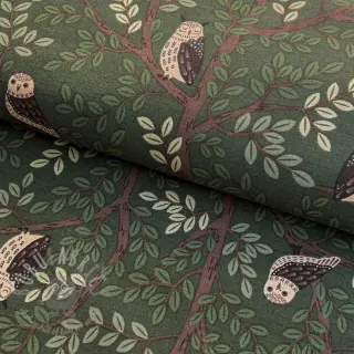 Sisustuskangas premium Forest Wood Owl