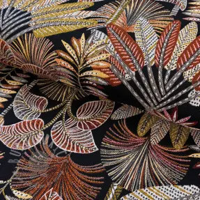 Sisustuskangas jacquard Mayorque noir