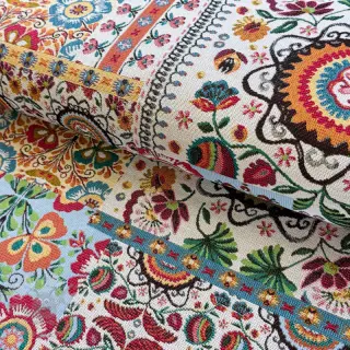 Sisustuskangas jacquard Ethnic multico