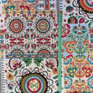Sisustuskangas jacquard Ethnic multico