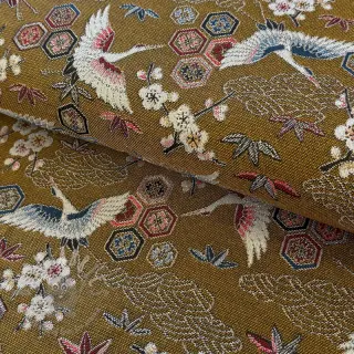 Sisustuskangas jacquard Grues or