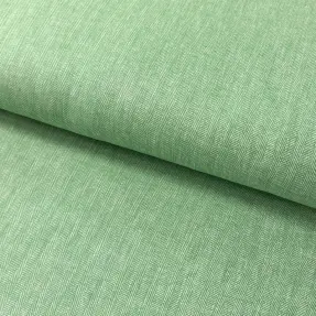 Ľan s bavlnou Fishbone green