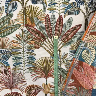 Sisustuskangas jacquard Mayorque blanc