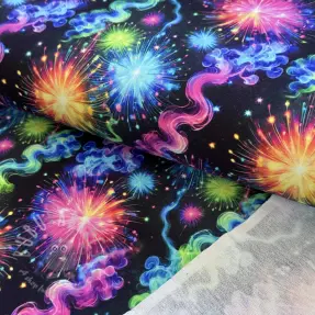 Collegekangas Fire works design C digital print