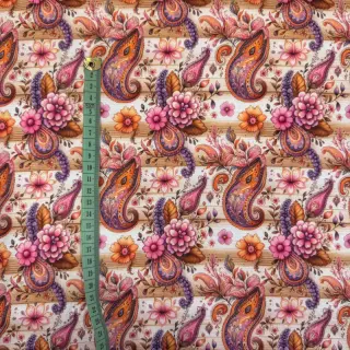 Úplet Paisley woody design A digital print