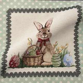 Dekoračná látka GOBELIN PREMIUM Easter Bunny Eggs PANEL