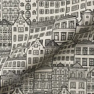 Sisustuskangas Linenlook Townhouse Fine Line