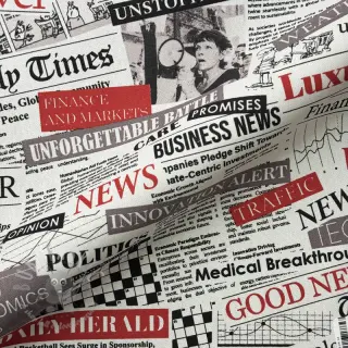Sisustuskangas premium Newspaper Headlines