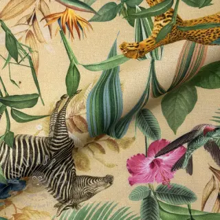 Sisustuskangas premium Tropical Jungle Dream digital print