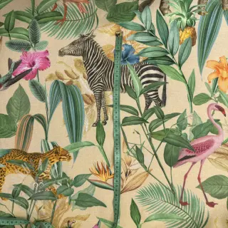 Sisustuskangas premium Tropical Jungle Dream digital print
