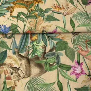 Dekoračná látka premium Tropical Jungle Dream digital print