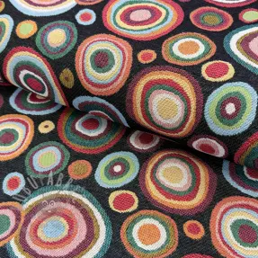 Sisustuskangas JACQUARD MAGMA noir