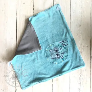 Vauvan plyysikangas moss green
