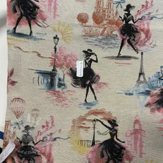 Sisustuskangas jacquard Triomphe blanc 2. laatuluokka
