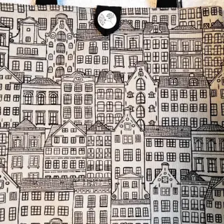 Sisustuskangas Linenlook Townhouse Fine Line