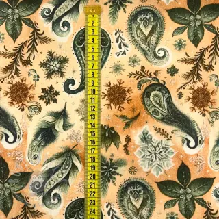 Kaksinkertainen harsokangas/musliini Floraly mix design E digital print