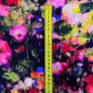 Viskoosi LUREX Abstract navy digital print