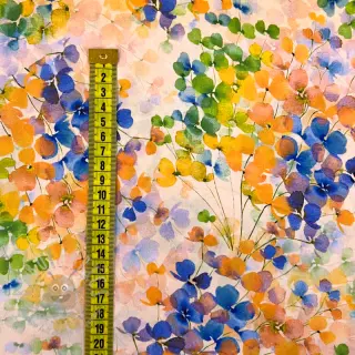 Viskoosi RADIANCE Danaan yellow digital print
