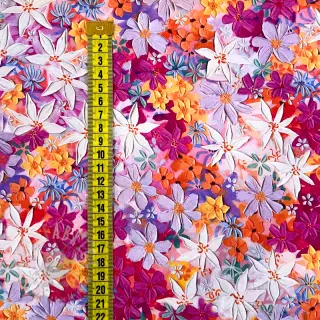 Viskoosi RADIANCE Gracia flowers digital print