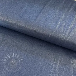 Puuvillakangas JEANS FOIL SILVER